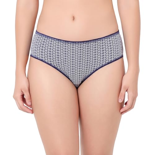 Image of juliet Cotton Hipster Premium Panties Set of 5 Full Coverage Stretchable Fabric