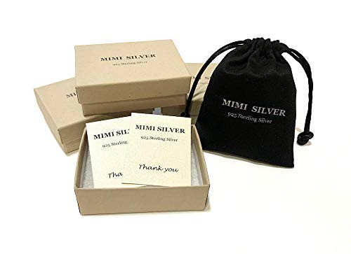 MIMI Sterling Silver Peace Sign Teardrop Dangle Earrings4