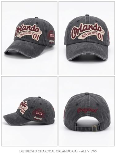 Image of Men's Cotton Baseball Cap, Adjustable Back Closure, Unisex, Casual Style, for Outdoor Lifestyle