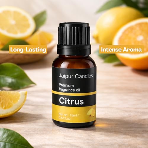 Image of Fragrance Oil | 15 ml | Aroma Oil for Home Fragrance | Best for Aromatherapy | Use in Diffusers, Candles, Air Fresheners (15ML, Citrus)