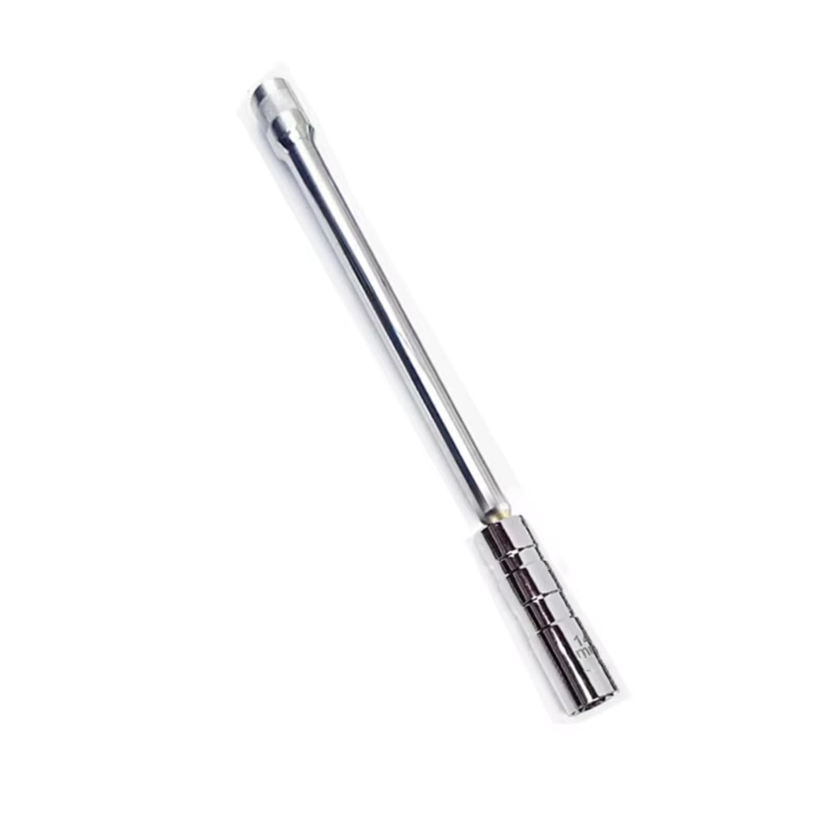 Llave Giratoria 14mm 16mm Extensión Larga Reparación De Instalación para Bujía Llave Magnética Herramienta De Extracción De Torsión Juego de Llave para Bujías