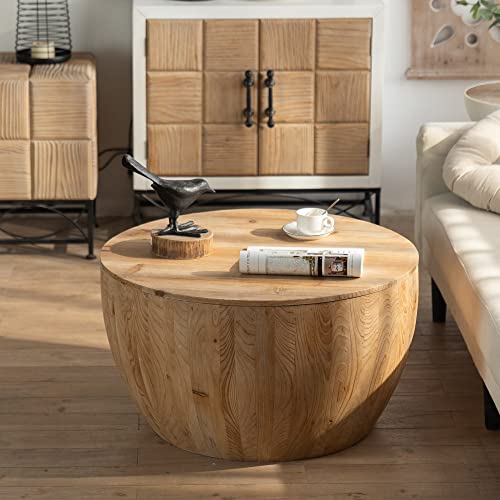 ITAPO-Round-Wood-Coffee-Table-Drum-Coffee-Table-Tree-Stump-Coffee-Table-Solid-Wood-Coffee-Table-with-Storage-for-Living-Room-315-Natural