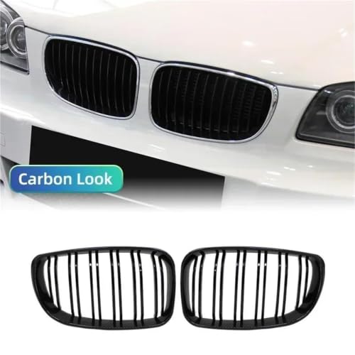 Double lattes ligne grilles voiture pour calandre avant BMW E87 E82 E81