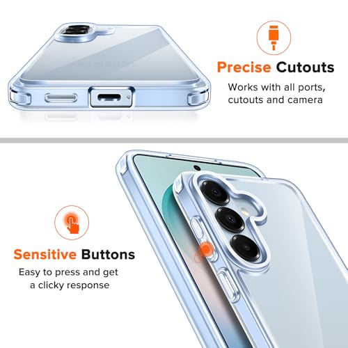 Image of ivoler 3-in-1 Case for Samsung Galaxy S26 5G 6.3 inch, Blue