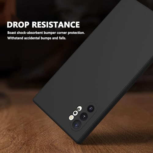 Image of for Samsung Galaxy Note 10 Plus Case Black, Scratch Resistant with Soft Touch, Slim Thin Phone Cover for Samsung Galaxy Note 10 Plus