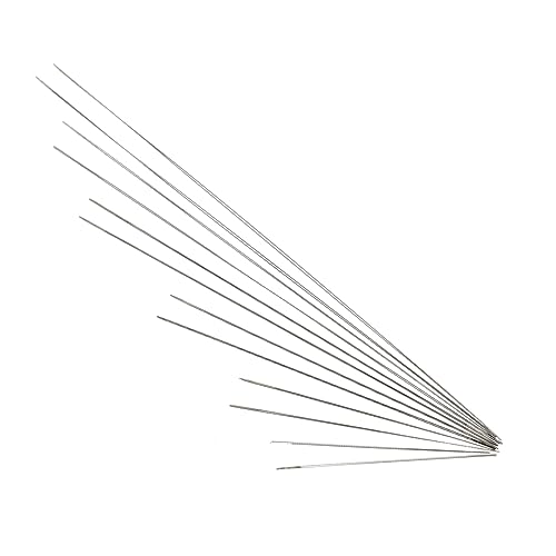 CIMAXIC Straight Twisted Beading Needles Set Embroidery Needles Thread for Jewelry Making
