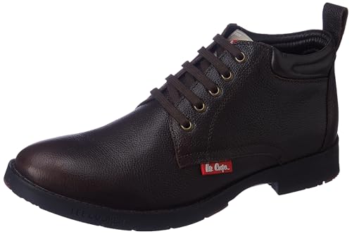 Image of Lee Cooper Men's Brown Workwear Lace-Up Shoes