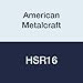 American Metalcraft HSR16 Riser, Stainless Steel, Hammered, S-Shaped, 16-1/2" L