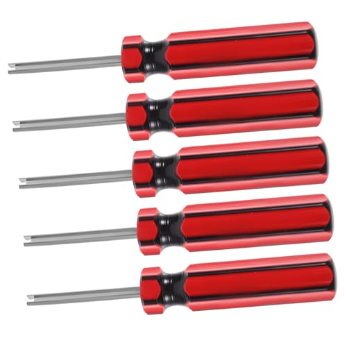 MAGICLULU 5Pcs Valve Core Removal Tool Ergonomic Tire Valve Stem Repair Tools for Easy Installation and Removal Durable and Compact Design for Bikes and Trucks