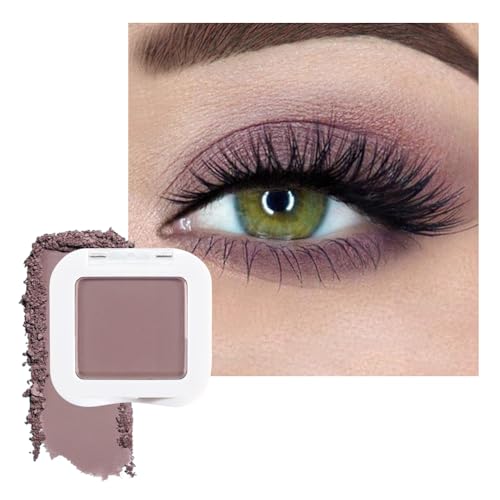 FeiCuiYun Matte Mauve Taupe Eye Shadow Palette Makeup For Older Women, Matte Single Monochrome Eyeshadow, Mini Single Pressed Pigmented Waterproof Sombras Para Ojos, Vegan, Talc, Paraben&Cruelty Free