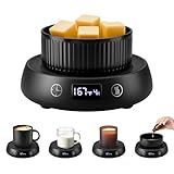 Mug Warmer for Desk, Electric Coffee Cup Warmer 8H Auto Shut Off Candle Warmer for Home Office, Smart Tea Beverage Coffee Warmer with 3 Temperature Setting, Wax Melt Warmer Scented Oil Wax Cube Melter