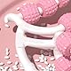 Dickly Relax Roller 20 Räder, Massage Roller Muskel Relaxer Roller, Arm Bein Massage Kreisförmige Beinklemmen für Golfer Ellbogen, Wade, Rosa