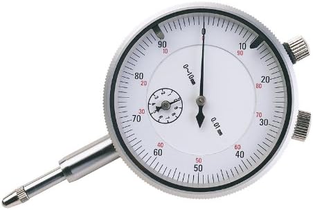 EXPERT 0 - 10MM METRIC DIAL TEST INDICATOR - Expert Quality, reading 0-50 in metric or imperial graduations. Dial diameter 55mm. Display carton. by DRP TOOLS