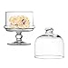 SWEET HOME Soporte de Cristal con Campana de Vidrio para Dulces y...