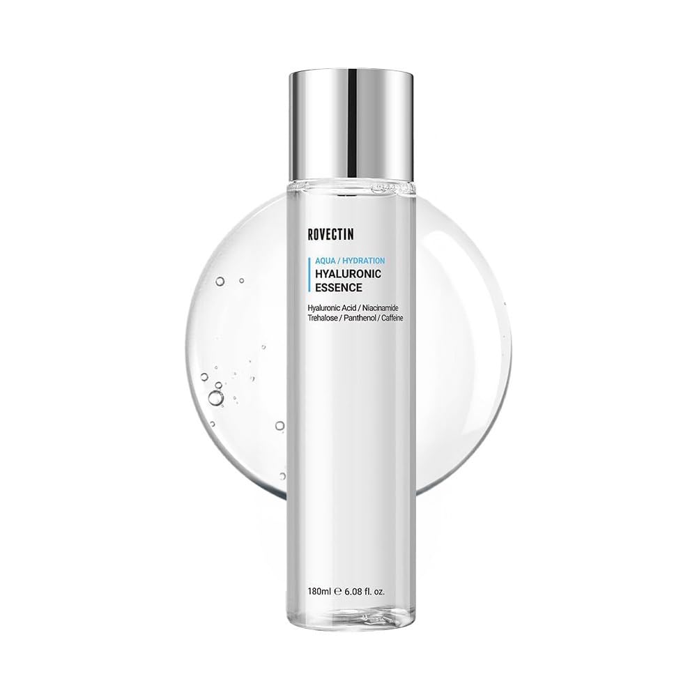 ROVECTIN Aqua Hyaluronic Essence (Activating Treatment Lotion) | Hydrating Skin Care | Lightweight Formula | Ideal for Dry & Normal Skin | Enhances Skin Hydration & Softness | 150ml
