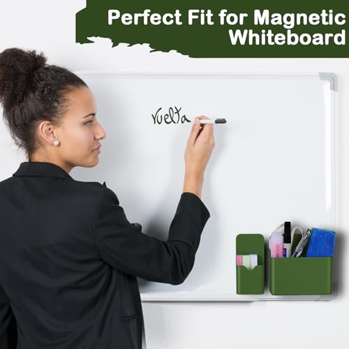 image for KITANIS Magnetic Pen Holder,2 Pack Magnetic Dry Erase Marker Holder wi