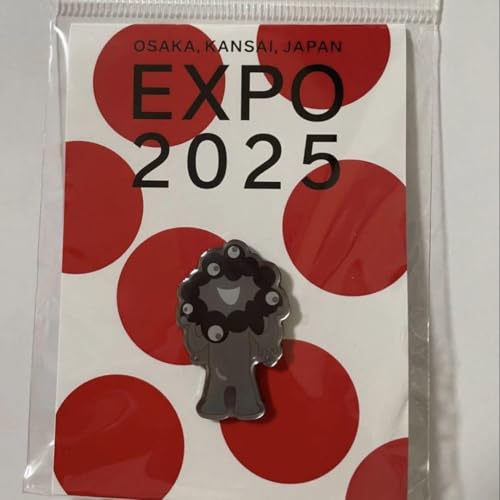 大阪関西万博 ミャクミャク 黒 ブラック ピンバッジ ピンバッチのサムネイル