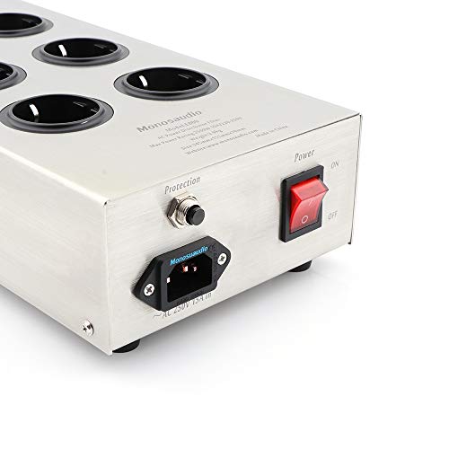 Nobrand IB70(C) Monosaudio 3 Prong Pure Copper Ac Power Socket,C14 Panel Mount Male Plug,Power Connector Socket thumb #5