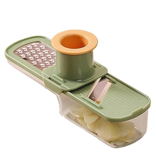 Affettatura ultrasottile di precisione: progettata per capacità di affettatura super sottile, questa affettatrice per aglio migliora la consistenza e il rilascio di sapore di aglio e, perfetta per ricette che richiedono tagli fini e qualità costante.