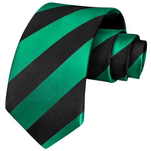 Image of Enlision Ties for Men Solid Color 3.35 inch Formal Business Necktie Classic Satin Mens Wedding Party Ties