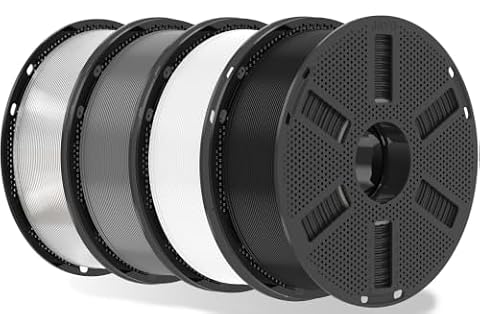 JAYO PLA 3D Printing Filament 1.75 mm Bundle, 4.4KG Multicolor