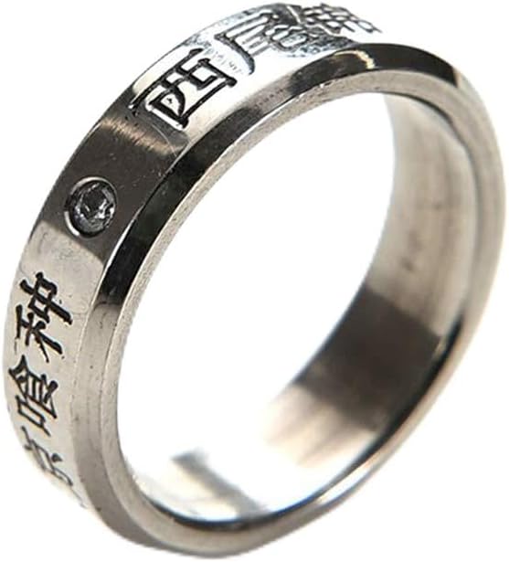 TYO Tokyo Tokyu Ghoul Titanium Steel Cosplay Finger Ring - Silver/Metal (0.3 oz)
