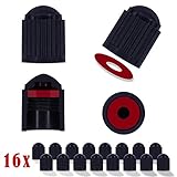 ✅ ROBUSTES MATERIAL - Der qualitative ABS Kunststoff sorgt für langlebige Reifenventilkappen und überzeugt durch geringes Gewicht. Die ergonomische Grip Fläche an der Ventilkappe erleichtert Ihnen enorm das Wechseln der Deckel.