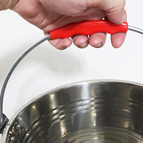 Kit 2 Balde 10 Litros 5596 Multiuso para Gelo Cerveja Limpeza Ordenha Aço Inox Reforçado com Alça Ke