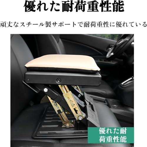 Ornatego 人間工学デザイン 高さ調節可能 折りたたみ式フットレスト レザー素材で拭き掃除簡単 幅広設計 オフィス・自宅・車内で使用可能 長時間の座位による疲労軽減 (ブラック) [2]
