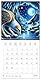 L’heure bleue des animaux (Calendrier mural carré 2026 30 x 60 cm (ouvert)) Calendrier double avec une page pour vos prises de notes