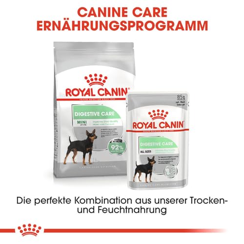Royal Canin CCN Digestive Care Mini | 1kg | Alleinfuttermittel für Hunde | Für ausgewachsene und ältere kleine Hunde (1 bis 10 kg) mit empfindlicher Verdauung | Trockenfutter