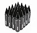 MOSTPLUS 60mm M12X1.5 Racing Wheel Spiked Lug Nuts Extended Pack of 20 (Black)