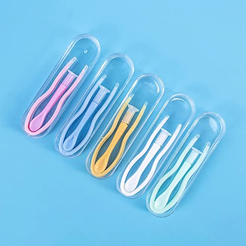 10 Pcs Pinces pour Lentilles de Contact Pinces a Lentilles de Contact Lentilles de Contact avec Pinces et Ventouses pour Lentilles de Contact avec Boîte pour Voyage - Image 4