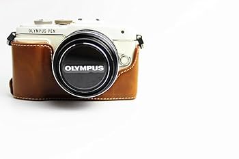 OLYMPUS E-PL9 ホワイト レザーケース・バッテリー×3・プロテクター OLYMPUS E-PL9 ホワイト レザーケース・バッテリー×3