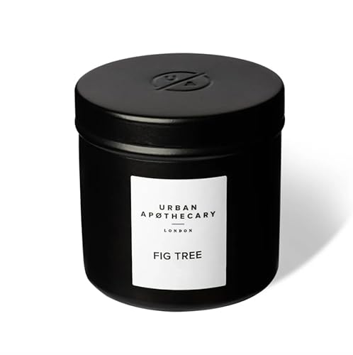 Urban Apothecary London Travel Candle - 35 Hour Burn Time, Perfect for Holidays, Artisan, Soy & Vegan Wax (Fig Tree)