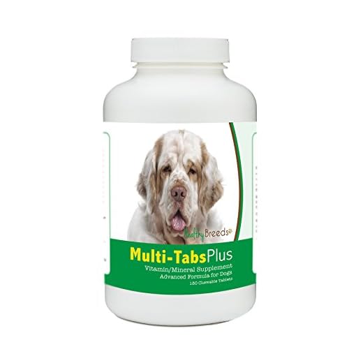 Healthy Breeds Clumber Spaniel Multi-Tabs Plus Chewable Tablets 180 Count