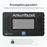 Parkwächter V2 elektronische Parkscheibe mit Zulassung fürs Auto - automatische Digitale Parkscheibe - elektrisch mit Zulassung nach StVO - Elektrische Parkuhr Auto - Schwarz – Ansicht 5