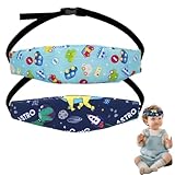 Cinturino Supporto Testa Bambini 2 Pezzi Regolabile Del Bambino Cinghia Auto Cintura Regolabile per Sicurezza e Comfort durante i Viaggi in Auto Cinturino Supporto Testa Bambini per Dormire in Auto