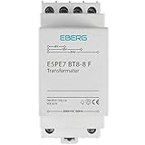 Lumare Transformador de Anillo EBERG E5PE6 81224 BTF Original, 230VAC 50Hz | Voltaje: 8V, 12V, 24V | Potencia: 8VA | Montaje: Riel DIN 36mm | Ideal para Funcionamiento de Timbre Convencional