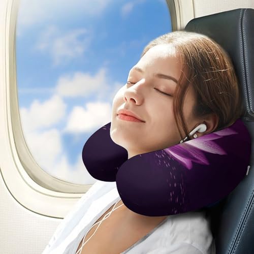 Almohada en U de espuma viscoelástica 30 cm miniatura 3
