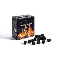 Ken Chiku - Holzkohle (Kokosnussschale 4 kg) für Shisha und Grill 4 kg - 256 Würfel (25 mm)