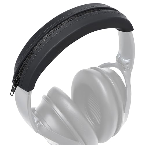 Image of WC BandZ QC35 - Silicone Headband Cover for Bose QuietComfort 35, 35ii & 45 | Made by Wicked Cushions | Also fits QC 2023 & More, Enhanced Style & Sweat Protection | Black