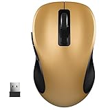 107 raton amarillo tx 3 SWITCH AJUSTABLE DE DPI & ENCHUFE Y JUEGA: Nuestro ratón inalámbrico ergonómico para PC tiene configuraciones de 3 niveles de DPI (800/1200/1600). Controle libremente la velocidad de su mouse óptico, el diseño de 6 botones puede adaptarse a las necesidades comunes y de juego. El ratón inalámbrico ergonómico para portátil WisFox no necesita ningún controlador. El ratón inalámbrico USB solo requiere un puerto USB viable. Solo 2 pasos: enchufar, y jugar. ¡Muy genial!