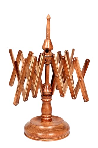Antique Vintage Wooden Yarn Winder for Knitting and Crocheting Wool Yarn String and Fiber Ball Winder by Sunrise Wood Store (Antique Wooden Swift)