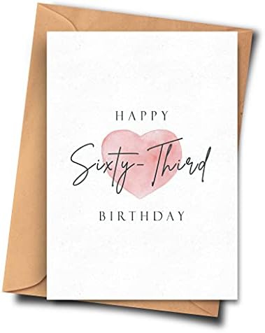 Fat Flamingos 16th Birthday Card Clean Design Water Colour Heart unisex card - For Him, Girlfriend, From her, Sister, Partner (A5 - 5.8x8.3inch - 14.8x210cm)