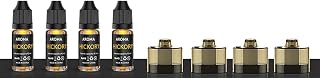 Cocktail Bubble Maker Oil Cartridges, EAEX Compatible, Scented, 4 Pack (Hickory)