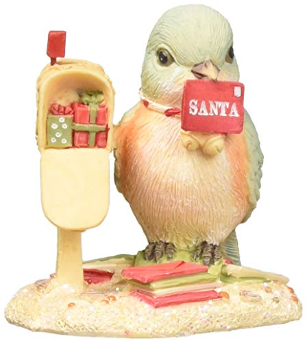 Enesco Heart of Christmas Tweeting Santa Figurine, 1.97