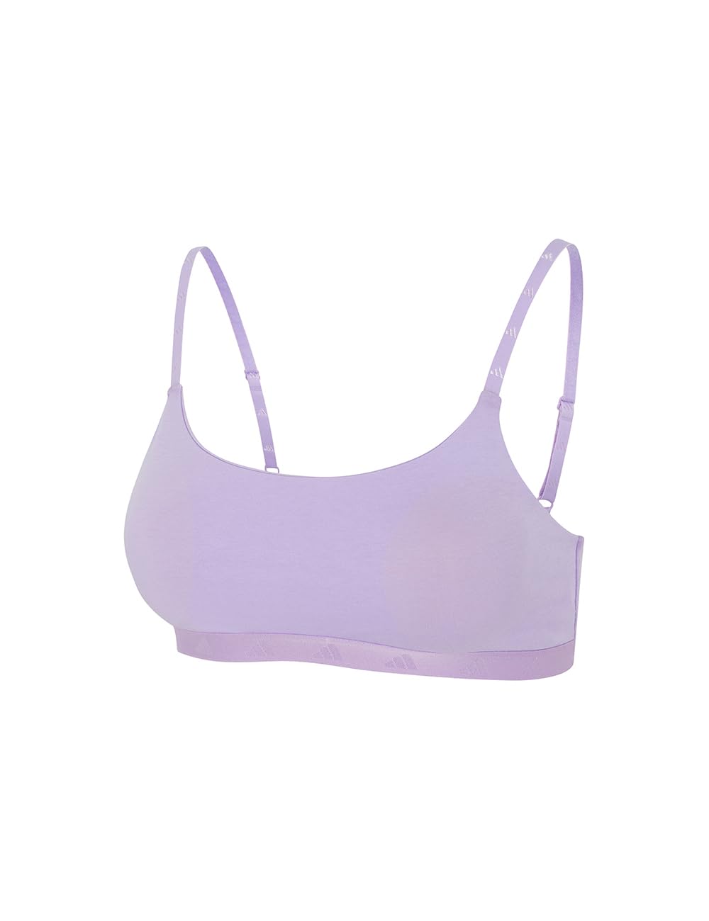 adidas Damen Scoop Bralette - Sport Active Essentials Cotton - Bustier - Bequeme Unterwäsche