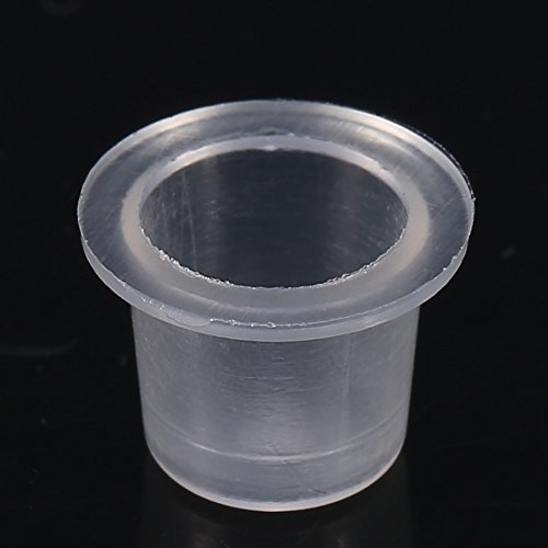 Pack of 1000 Tattoo Ink Cups, Transparent Plastic Ink Caps, Ink Cups, Tattoo Accessories - Image 2