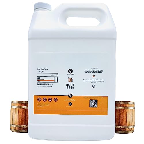 Dolce Flav Root Beer Flavoring Oil for Desserts, Restaurant Size, 1 Gallon